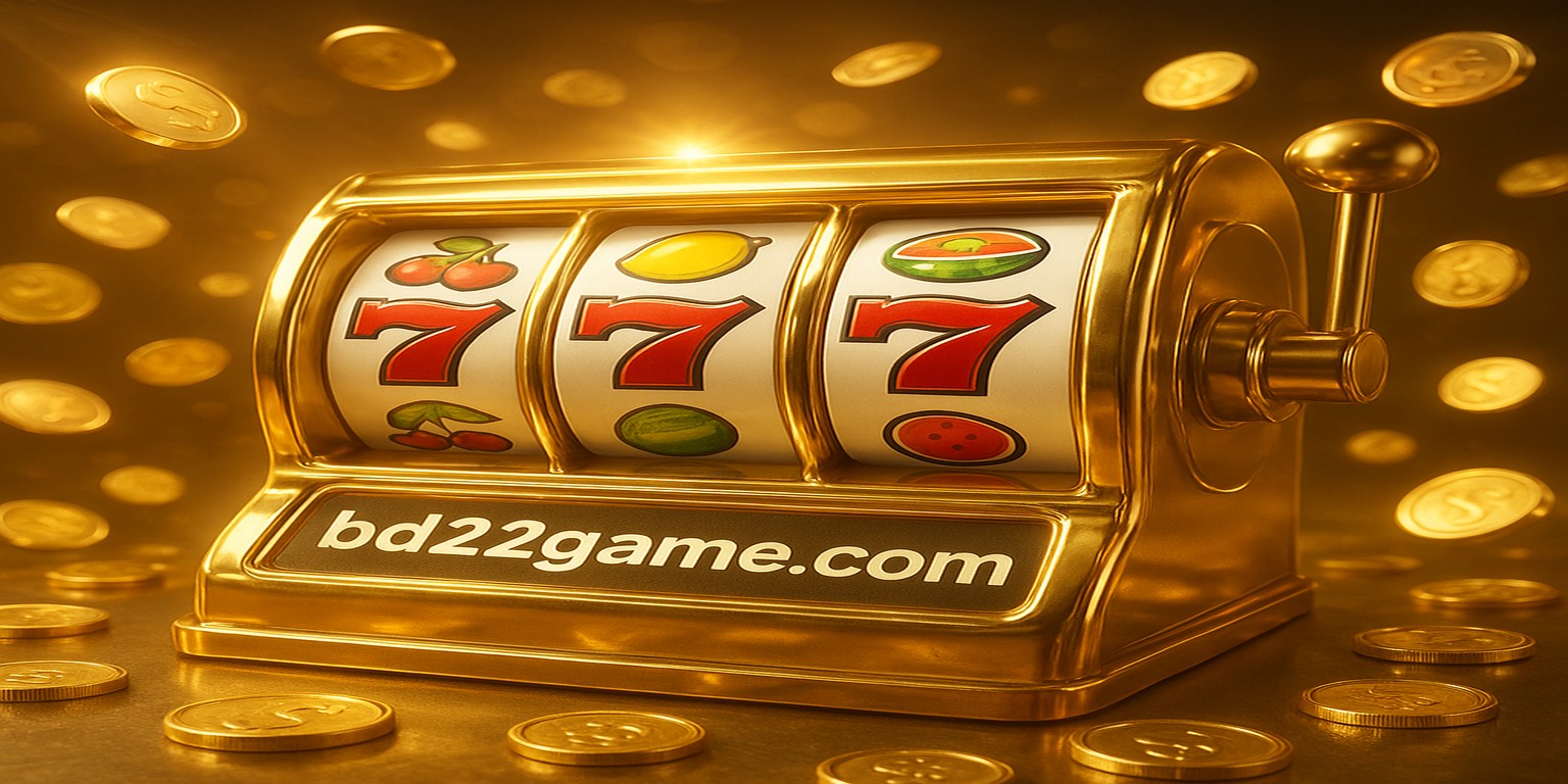 স্লট খেলার জন্য উচ্ছ্বাসিত একজন নারী